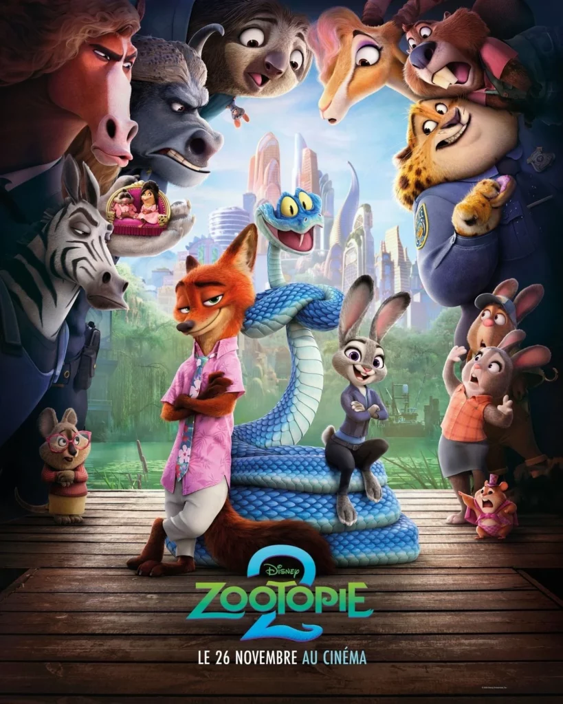 affiche Zootopie 2